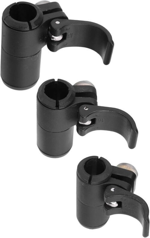 POCREATION Walking Pole 3 Pieces Plastic Replacement Hiking Walking Pole Quick Flip Lock Climbing Stick Lock for Mountaineering 18mm 16mm 14mm