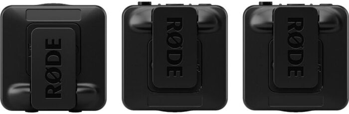 Rode Wireless PRO 2-Person Clip-On Wireless Microphone System/Recorder with Lavaliers (2.4 GHz) (WIPRO) + VXLR Adapter + Headphone Cleaner + Cleaning Kit - Image 3