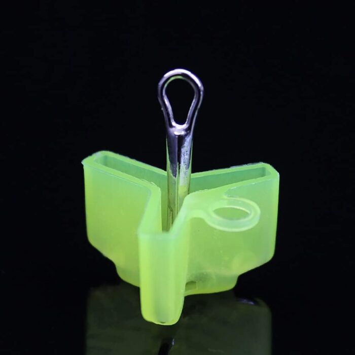 100 Pcs Yellow Fishing Treble Hook Covers Fishing Hook Bonnets Safety Cap Protector Fishing Hook Safety Cover Terminal Tackle and Accessories, Fishing Hooks (5 Sizes) - Image 2