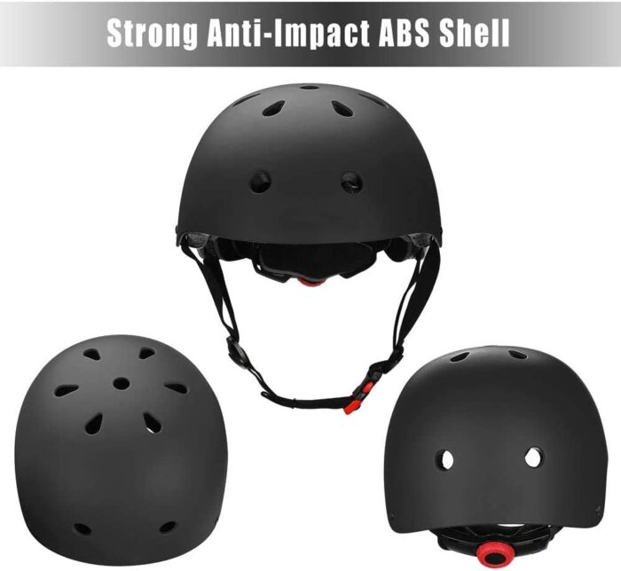 Adjustable Helmet for Ages 5-16 Kids Toddler Boys Girls Youth,Protective Gear with Elbow Knee Wrist Pads for Multi-Sports Skateboarding Bike Riding Scooter Inline skatings Longboard Roller Skate - Image 2