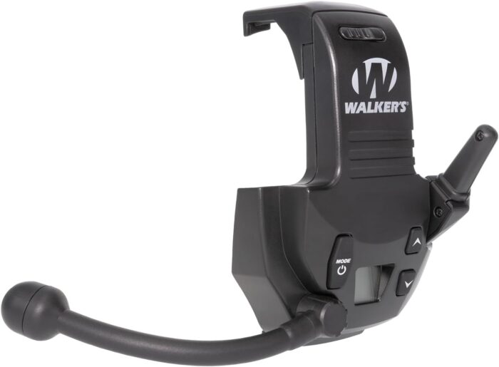 WALKER'S Razor Walkie Talkie Attachment - 22 Channels 3 Miles Range Distance Voice-Activated Handsfree Communication Device for Razor Shooting Muffs, 3 AAA Batteries Included - Image 4