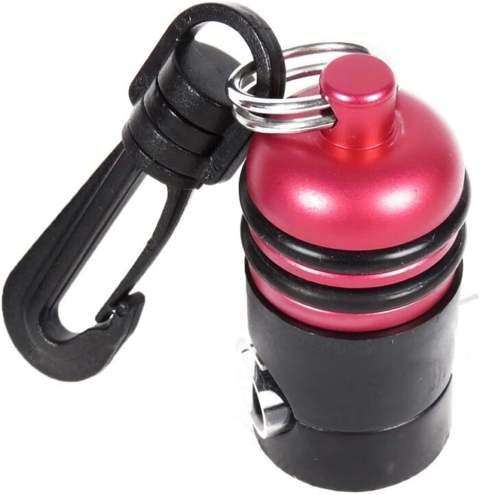 Diving Regulator Hose Holder, Magnetic Octopus Clip, Adjustable Quick Release Aluminum Attachment, Adjustable Scuba Regulator Hose Holder Octopus Clip Diving Equipment For Gauges Accessories(Red)