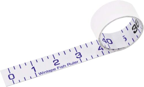 Adhesive Fish Ruler - 40 Inch Measuring Tape for Fishing Boat, Kayak, Cooler, Workbench - Waterproof Sticker
