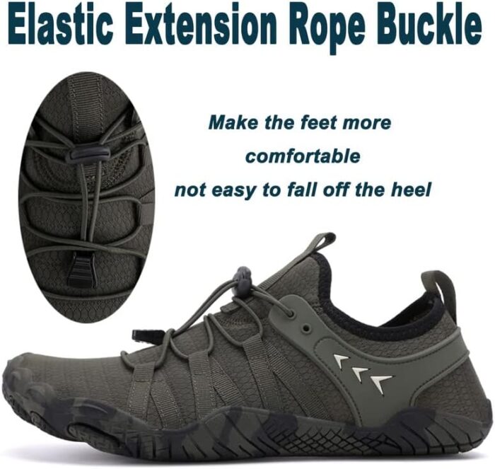 Water Shoes Men Women Barefoot Shoes Outdoor for Beach Aqua Swim Pool River Water Quick Dry Boating Fishing Diving Surfing with Yoga Aerobics - Image 2