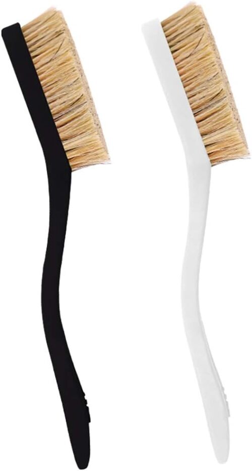 TWO STONES Climbing & Bouldering Brush with Natural Firm Boar's Hair Bristles and Durable Handle, Climbing Chalk Brush Designed for Ultimate Performance on Climbing Wall Indoor or Outdoor