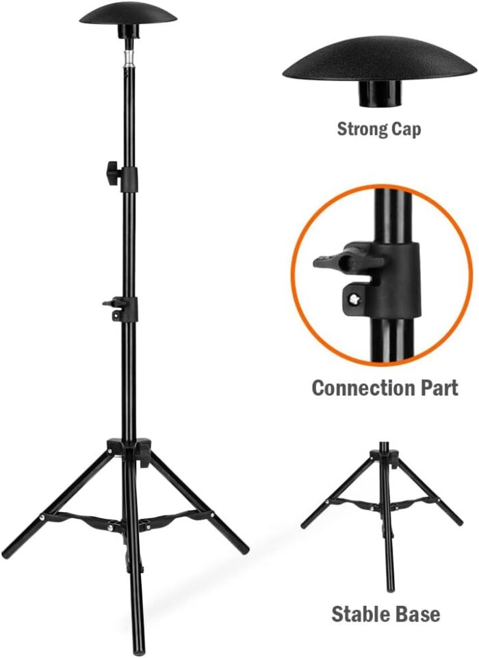 i Cover Boat Cover Support Pole - Adjustable Iron Alloy Supporting Poles, Telescoping Tarp Accessories System with Tripod Base for Jon Pontoon Boats, 2PK - Image 5
