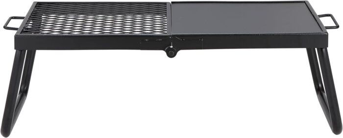 VEVOR Folding Campfire Grill, Heavy Duty Steel Mesh Grate, 22.4" Portable Camping Grates Over Fire Pit, Camp Fire Cooking Equipment with Legs Carrying Bag, Grilling Rack for Outdoor Open Flame Cooking - Image 10