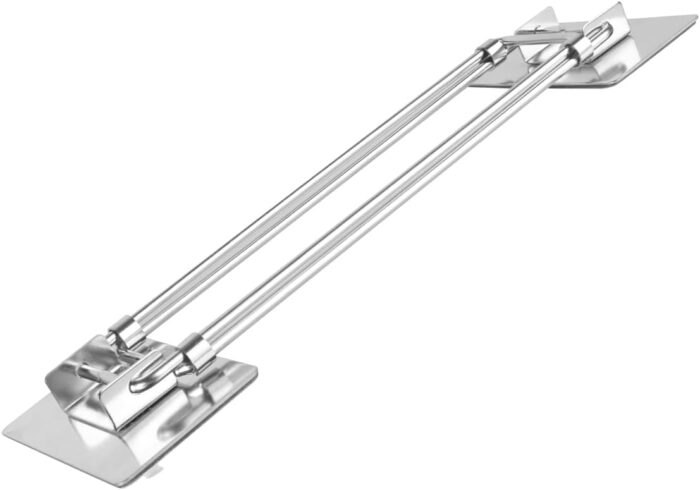 Safoner RV Shower Corner Storage Bar- Adjustable Stainless Steel Rod for Corner Shelves in Camper, Length 7.9-13.7 inches- RV Bathroom Organization Must Have Accessories (2 Pack - Image 7