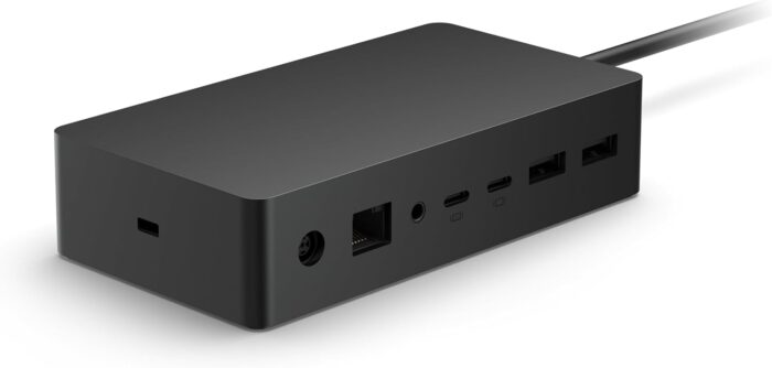 Microsoft Surface Dock 2, 9-in-1 Docking Station with Max 199W Power Supply, Dual Displays 4K Display, Ethernet, 4X USB-C, Compatible Surface Pro 8 9 X 10 11 / Go 3 4 / Book 2 3 / Laptop 4 5 6 7 - Image 8