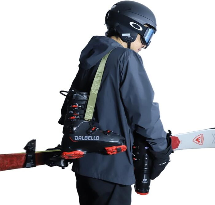 Kolti Ski Boot Carrier Strap, Snowboard Boot Shoulder Sling Tote Leash Also for Ice Skates, Winter Sport Equipment Accessory for Bag, Kit & Gear Pack - Image 3