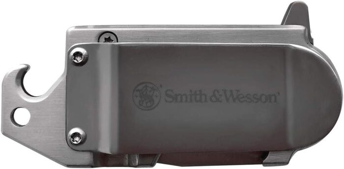 Smith & Wesson Benji 2.5in High Carbon S.S. Folding Keychain Knife with 1.75in Modified Tanto Blade and G10 Handle for Outdoor, Tactical, Survival and EDC,Black - Image 2