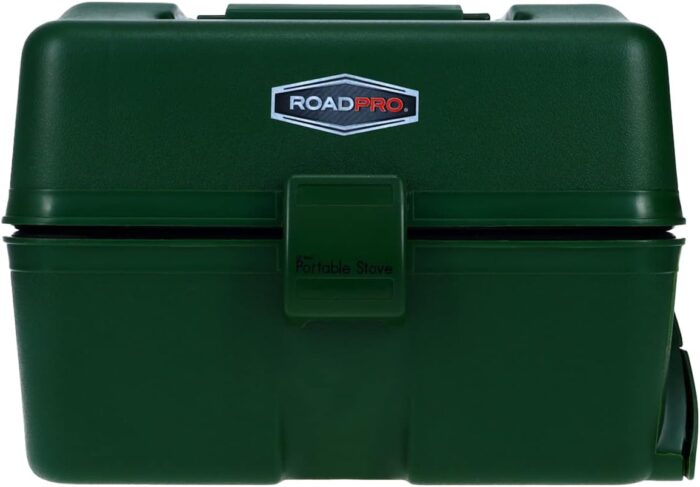 RoadPro RPLBSTOVET2 Electric Lunch Box Oven for Truck Portable Food Warmer Heated Lunch Box for Adults 12v Car Stove Van Life Travel or Construction – Deluxe, Hunter Green, 1 Quart - Image 7