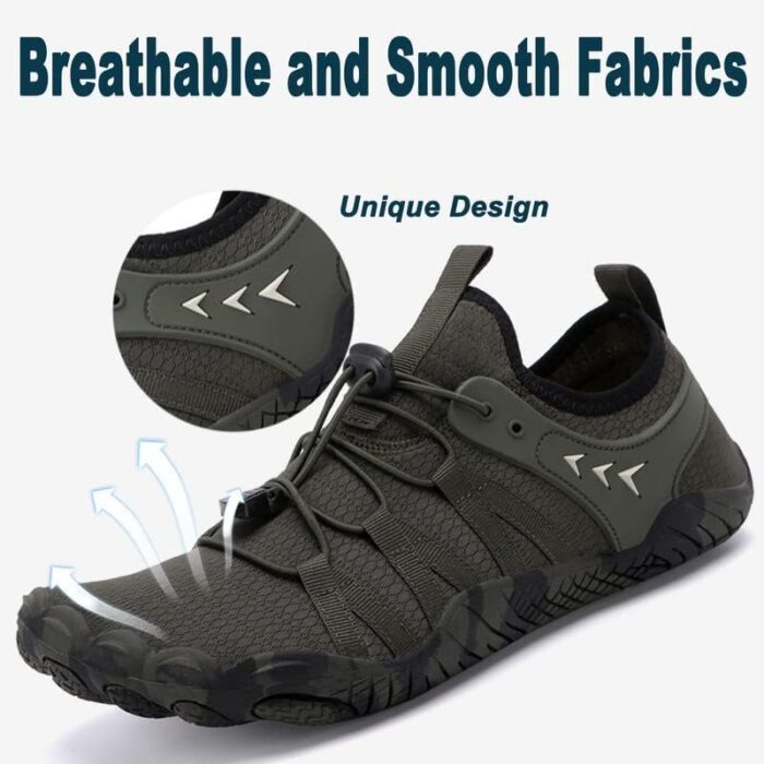 Water Shoes Men Women Barefoot Shoes Outdoor for Beach Aqua Swim Pool River Water Quick Dry Boating Fishing Diving Surfing with Yoga Aerobics - Image 3