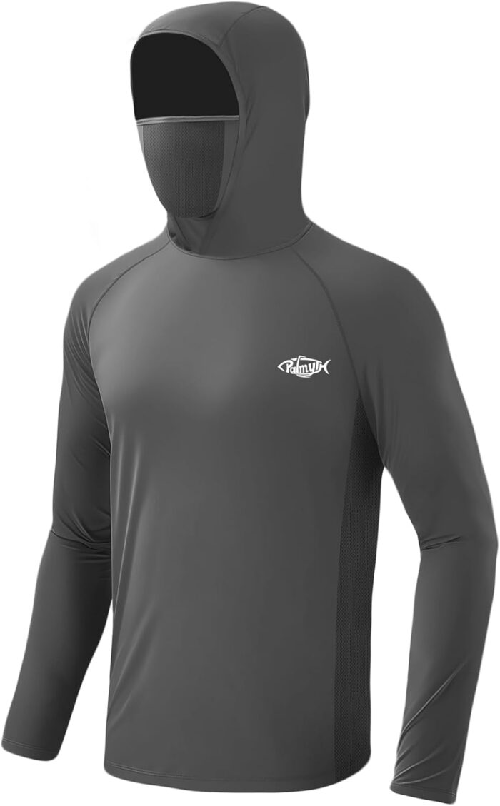 Palmyth Fishing Hoodie for Men Long Sleeve Sun Protection UV UPF 50+ Shirts - Image 2