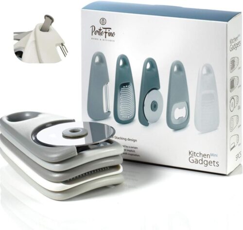 Space Saving Kitchen Gadgets - Kitchen Gadgets Set 5 Pieces - Camper Gifts - RV Gifts - RV Kitchen Accessories - Gifts for RV Owners - RV Gadgets - Dishwasher Safe