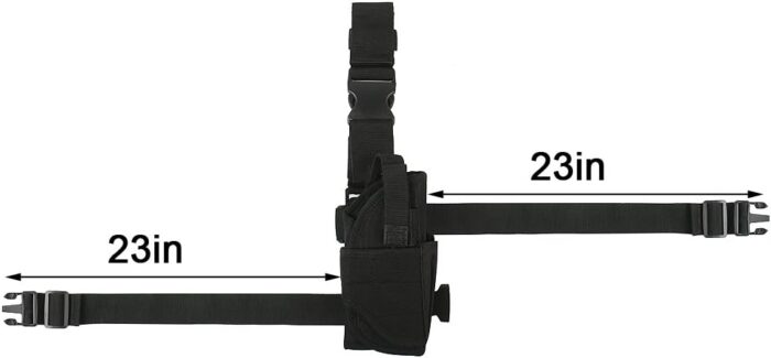 Drop Leg Holster, Right Handed Tactical Thigh Pistol Gun Holster Leg Harness - Image 7