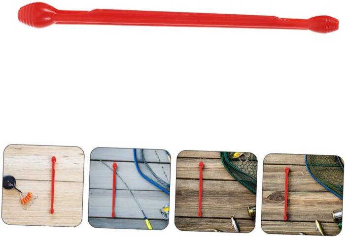VICASKY 10pcs Hook Remover Plastic Fishing Hook Disgorger Mountaineering Accessories Plastic Swivel Hook Camping Rope Buckle Mini Hanging Buckle Fishing Tools Camping Hanging Hook Pp Red - Image 8