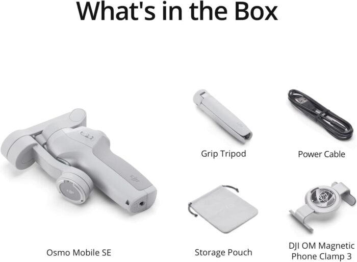 DJI Osmo Mobile SE, 3-Axis Phone Gimbal, Portable and Foldable, Gimbal Stabilizer for iphone, Andriod, ShotGuides, ActiveTrack 6.0, Vlogging Stabilizer for Youtube, TikTok, Travel - Image 6