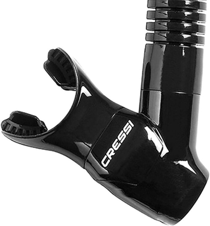 Cressi Adult Diving Dry Snorkel with Splash Guard and Top Valve - Supernova Dry: Designed in Italy - Image 3