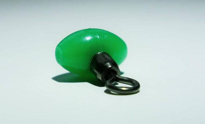 Cross-Line Swivels & Bead T Shape Pulley Slide Rig Rolling Swivels Fishing Hooks Connector Fishing Terminal Tackle Glow in The Dark, Green - Image 2
