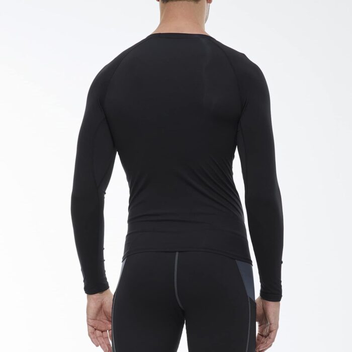 SPVISE 1 or 3 Pack Men's Compression Shirts Long Sleeve Workout Gym T-Shirt Running Top Cool Dry Sports Baselayer Undershirts - Image 7