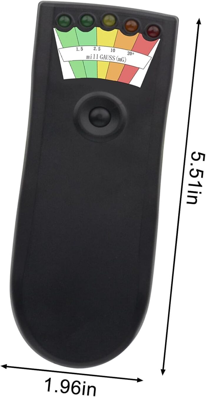 Upgraded Rechargeable EMF Detector for Ghost Hunting with 5 Level LED Portable Handheld Magnetic Field Detector Ghost Hunting Equipment Electromagnetic Paranormal Equipment Tester Up to 20 + MG - Image 5