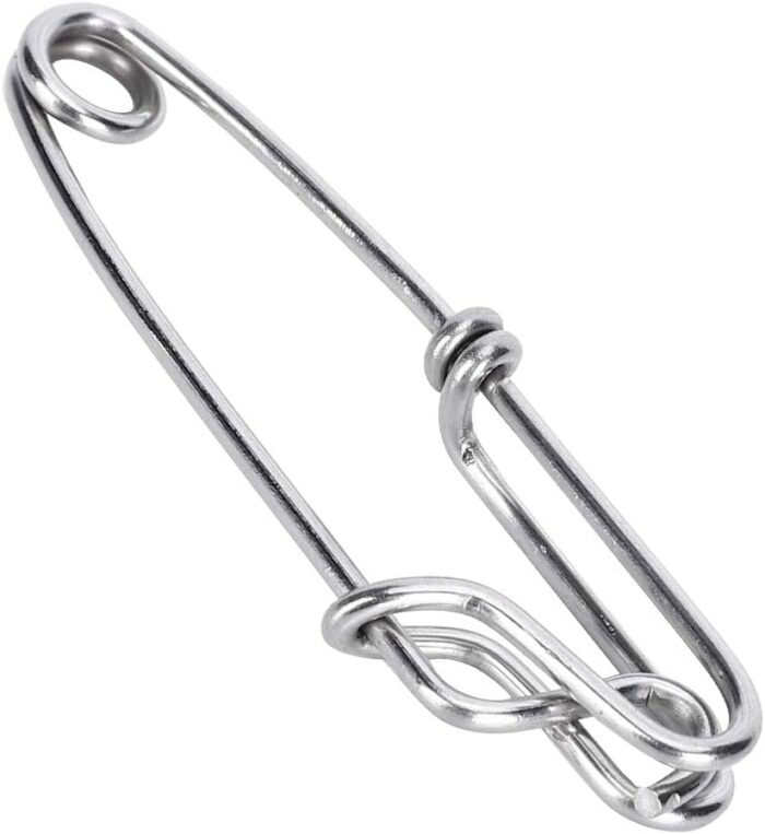 Fishing Clips, Pack of 15 Stainless Steel Tuna Clips Longline Branch Hangers Snap Fishing Tackle Connector Fishing Accessory Easy On Off Mountaineering Camping Supplies - Image 7