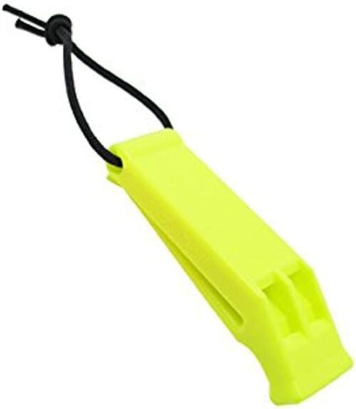 Scuba Choice Scuba Diving Safety Whistle with Lanyard, Yellow