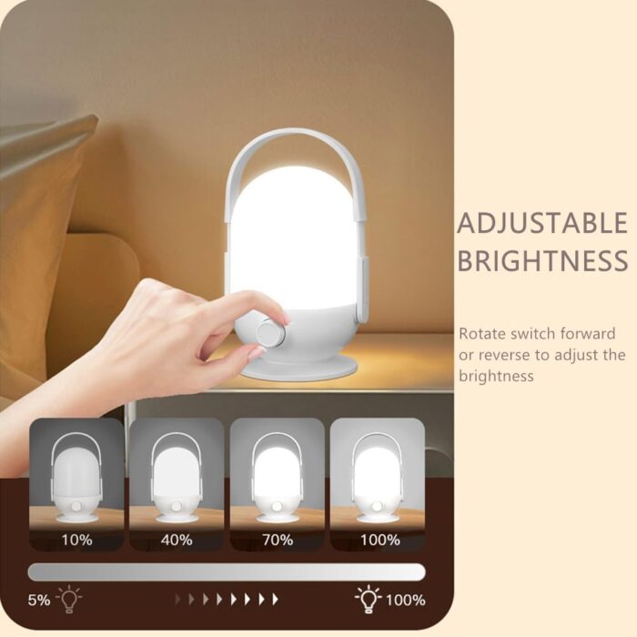 Lanterns for Power Outages, Dimmable Rechargeable Battery Operated Lights, Portable Outdoor Camping Lights for Hiking Emergency Survival (4) - Image 2