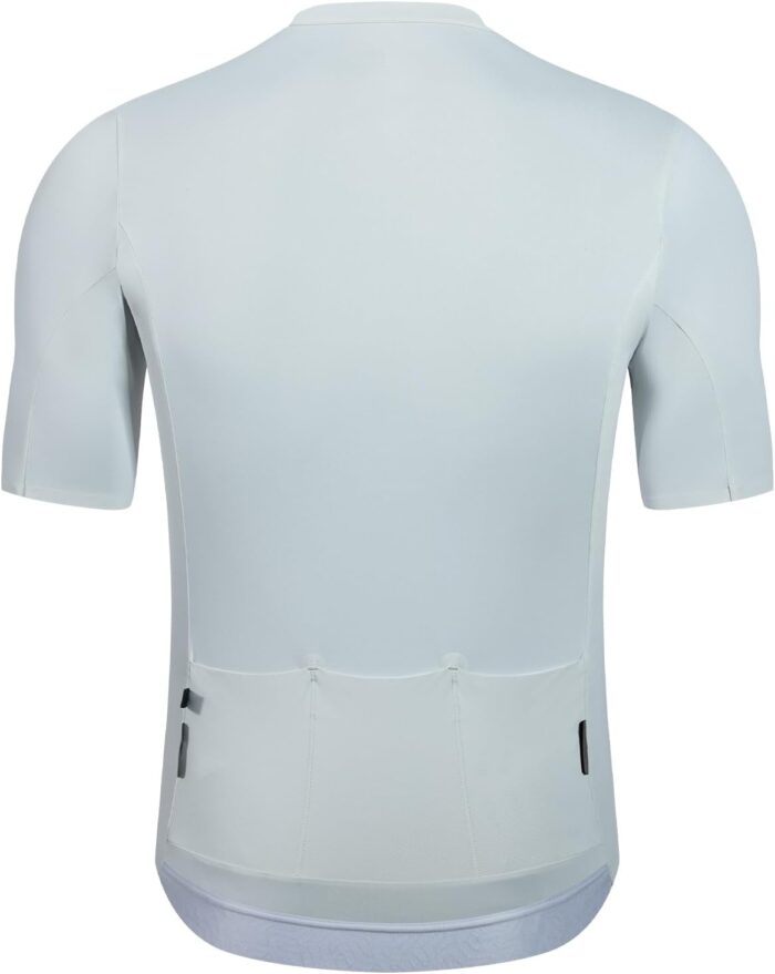 Santic Men's Cycling Jersey Short Sleeve Tops Bicycle Bike Shirt Full Zipper UPF 50+ Bicycle Jersey with Pockets - Image 2