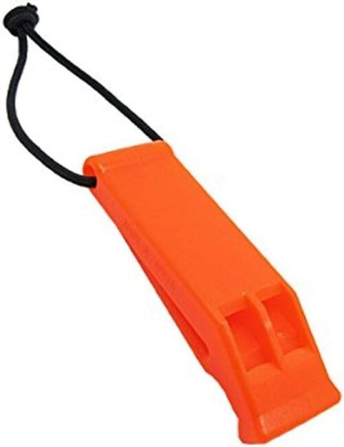 Scuba Choice Diving Safety Whistle with Lanyard – High Decibel Emergency Sound, Durable & Compact Design, Clips to Pockets or Belts for Diving, Boating, Hiking & Outdoor Adventures – Orange