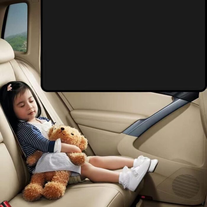 Car Side Window Sun Shades, 4 PCS Window Sunshades Privacy Curtains, 100% Block Light for Breastfeeding, Taking a nap, Changing Clothes, Camping (Front&Back 4pcs) - Image 3