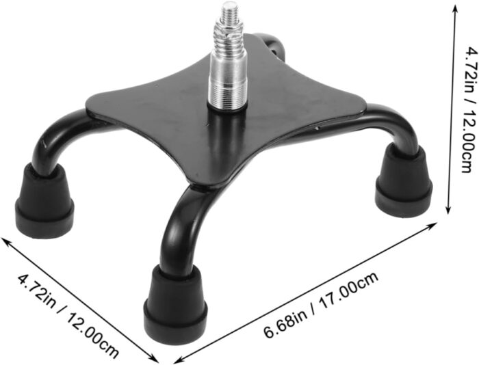 Walking Cane Tips Disabled People Utensil Quad Cane Tip Cane Foot Pad Snowshoeing Mountaineering Accessory - Image 3