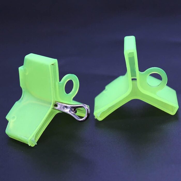 100 Pcs Yellow Fishing Treble Hook Covers Fishing Hook Bonnets Fishing Safety Cap Protector Fishing Hook Safety Cover Terminal Tackle and Accessories - Image 6