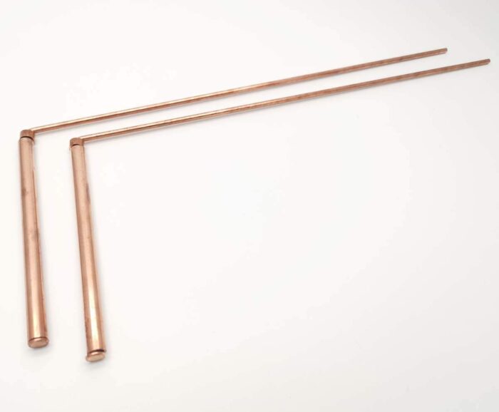 Spirit Hunter 99.9% Copper Dowsing Rod- 2PCS Divining Rods with Bag - Detect Gold, Water, Ghost Hunting etc. - Image 2