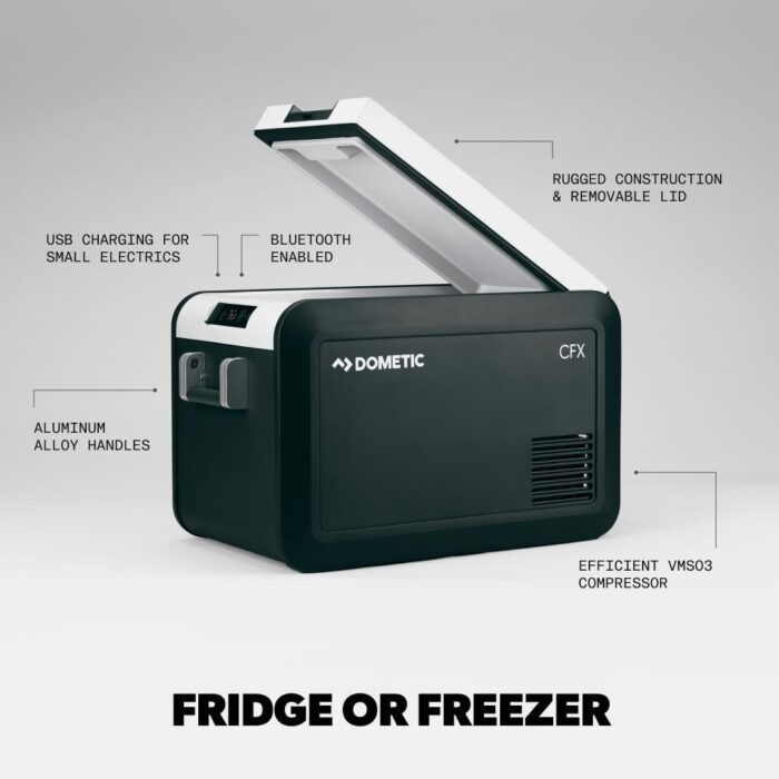 Dometic CFX3 Portable Refrigerator and Freezer with ICE Maker, Powered by AC/DC or Solar - Image 3