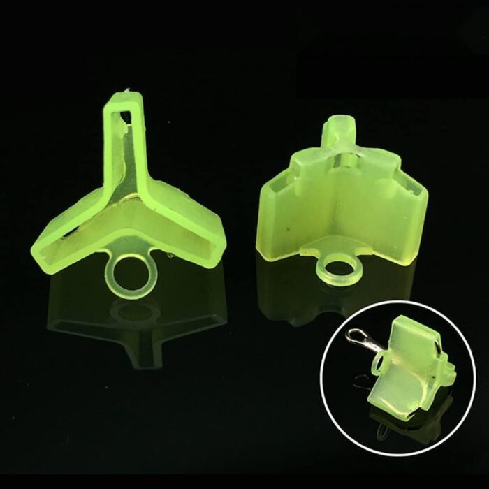 100 Pcs Yellow Fishing Treble Hook Covers Fishing Hook Bonnets Safety Cap Protector Fishing Hook Safety Cover Terminal Tackle and Accessories, Fishing Hooks (5 Sizes) - Image 5