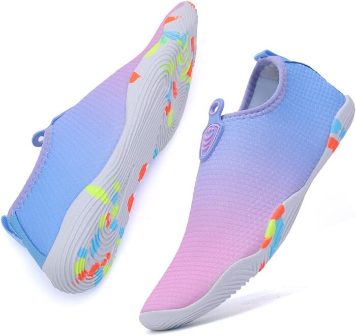 Vsufim Quick-Dry Water Sports Barefoot Shoes Aqua Socks for Swim Beach Pool Surf Yoga for Women Men - Image 3
