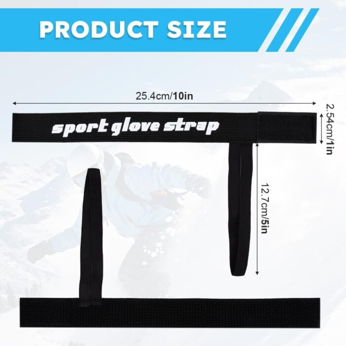 4pcs Sport Glove Safety Strap, Ski Gloves Elastic Wrist Leash Handcuffs for Hanging Glove, Mountaineering Ski Accessories Wristbands Ideal for Skiing and Outdoor Activities - Image 7