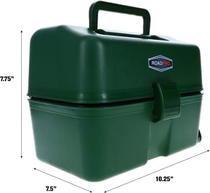 RoadPro RPLBSTOVET2 Electric Lunch Box Oven for Truck Portable Food Warmer Heated Lunch Box for Adults 12v Car Stove Van Life Travel or Construction – Deluxe, Hunter Green, 1 Quart - Image 2