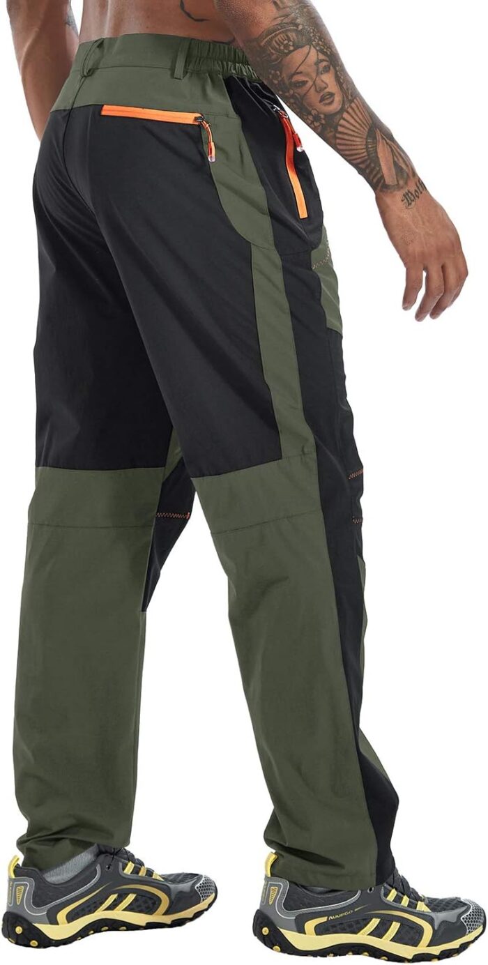 TBMPOY Men's Hiking Work Cargo Pants Lightweight Waterproof Quick Dry Outdoor Mountain Pant Fishing Camping - Image 8