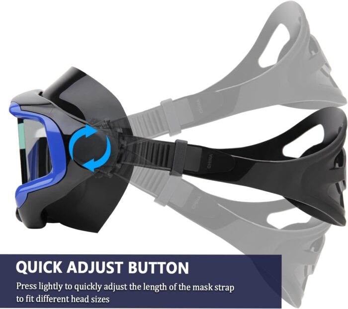Diving mask Anti-Fog Swimming Snorkel mask Suitable for Adults Scuba Dive Swim Snorkeling Goggles Masks - Image 6