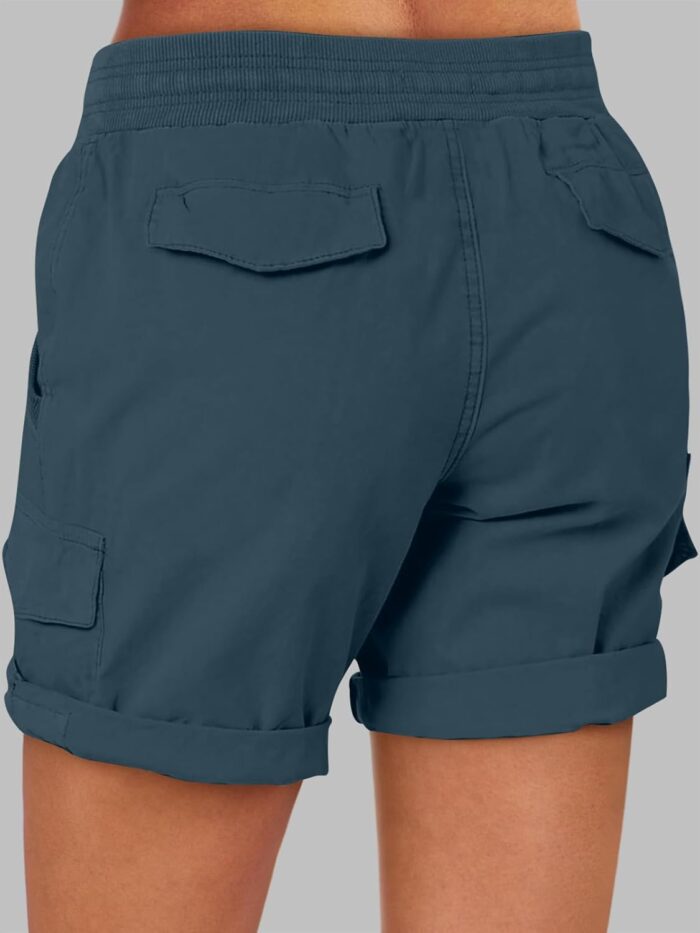 ANRABESS Womens Summer Shorts 2025 Dressy Casual Hiking Cargo Shorts Trendy Outdoor Outfits 6 Pockets - Image 3