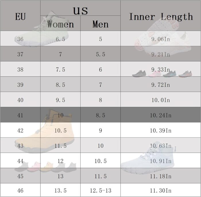 Hiking Footwear Barefoot Shoes Womens,Pro-Healthy&Non-Slip Water Shoe for Women Men, Wide Toe Running Shoes Boots Sneakers Unisex - Image 2