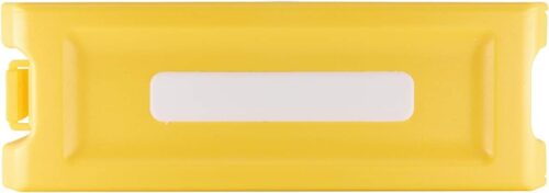 Plano Edge Terminal Small Weight Retainer Box, Yellow, Customizable Fishing Terminal Tackle Storage, Includes One Weight Retainer Tackle Tray