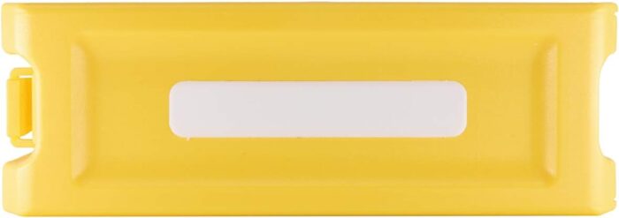 Plano Edge Terminal Small Weight Retainer Box, Yellow, Customizable Fishing Terminal Tackle Storage, Includes One Weight Retainer Tackle Tray