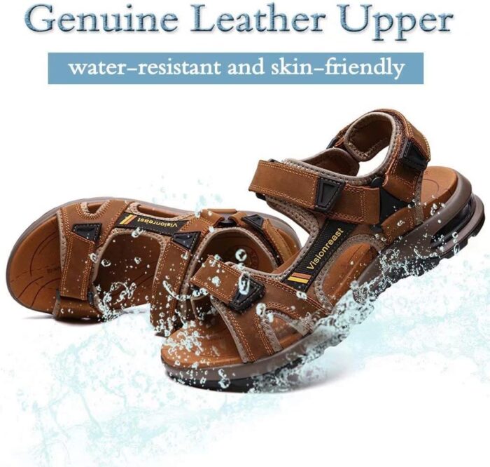 visionreast Mens Athletic Sandals Open Toe Hiking Outdoor Non-slip Sandals Air Cushion Sport Casual Beach Sandals - Image 2