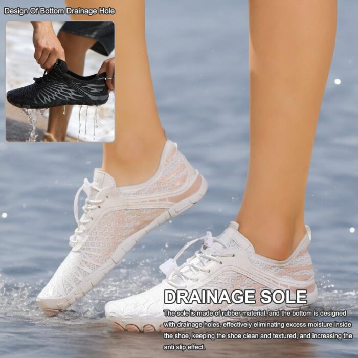 XNIRON Hike Barefoot Shoes for Womens Men,Quick Dry Water Shoes,Beach Pool Aqua Swim Surf Hiking Walking Shoes,Non-Slip Athletic Footwear Wide Toe Water Shoes - Image 2