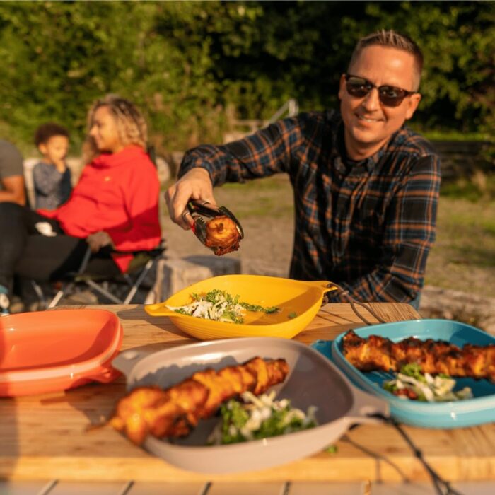 UCO 6-Piece Camping Mess Kit with Bowl, Plate, Camp Cup, and Switch Spork Utensil Set - Image 5