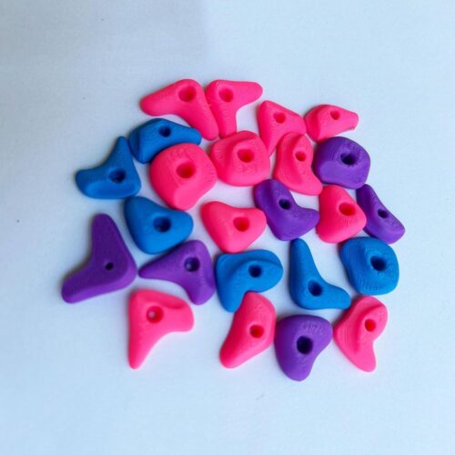 24Pcs Rock Climbing Holds for Bearded Dragons,Reptiles Toy Rock Wall Holds,6 Multi-Size Climbing Rock Wall Grips for Bearded Dragons Tank Accessories